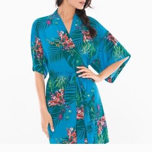 Soma 3 Piece Set Pajamas & Robe Size Large